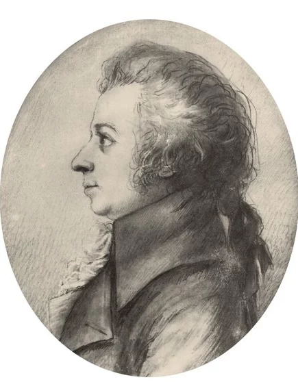 Mozart_drawing_Doris_Stock_1789_Wikimedia_488x558 W. A. Mozart Zeichnung von Doris Stock 1789; © Wikimedia